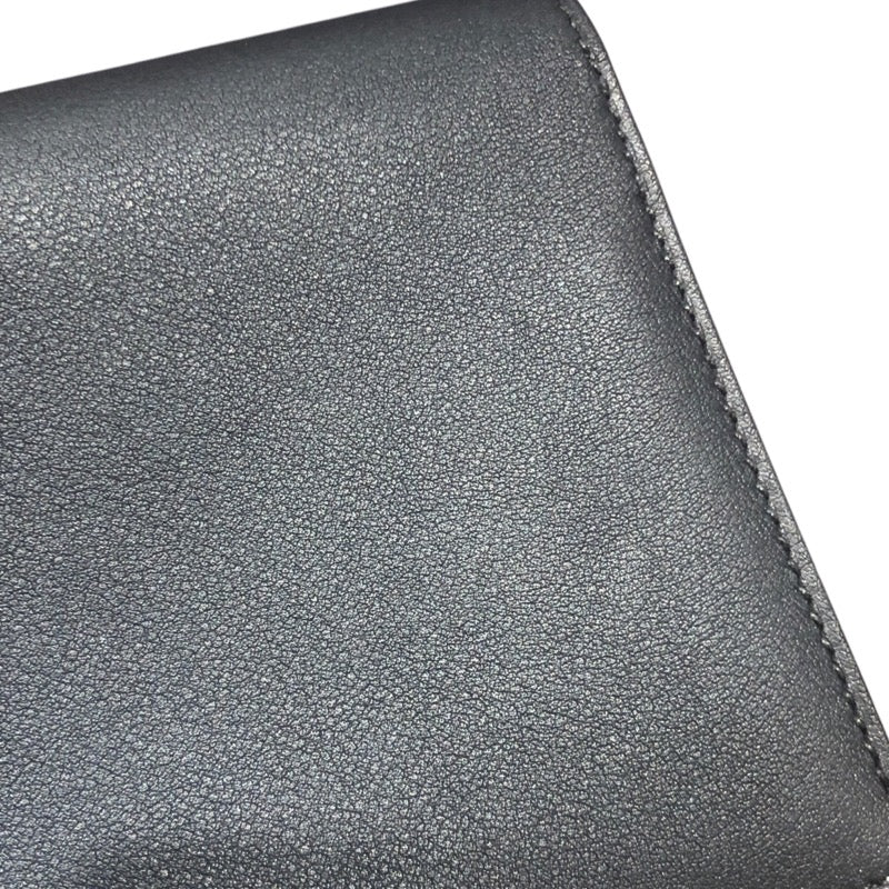 エルメス HERMES シチズン ツインロング X刻印 ブルーオーシャン スイフト メンズ 二つ折り財布
