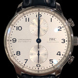 インターナショナルウォッチカンパニー IWC ポルトギーゼ　クロノグラフ IW371617  シルバー SS メンズ 腕時計