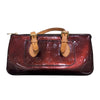 ルイ・ヴィトン LOUIS VUITTON ﾛｰｽﾞｳｯﾄﾞ･ｱｳﾞｪﾆｭｰ M93510 ブラウン/ゴールド金具 エナメル レディース ハンドバッグ