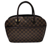 ルイ・ヴィトン LOUIS VUITTON サリア・オリゾンタル N51282 エベヌ　 ダミエキャンバス レディース ハンドバッグ