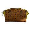 エム・シー・エム MCM ｳﾞｨｾﾄｽ　ﾄｰﾄﾊﾞｯｸﾞ ブラウン/ゴールド金具 ｳﾞｨｾﾄｽｷｬﾝﾊﾞｽ レディース ハンドバッグ