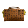 エム・シー・エム MCM ｳﾞｨｾﾄｽ　ﾄｰﾄﾊﾞｯｸﾞ ブラウン/ゴールド金具 ｳﾞｨｾﾄｽｷｬﾝﾊﾞｽ レディース ハンドバッグ