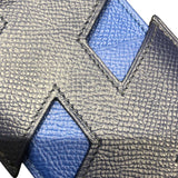 エルメス HERMES Hタグ カードケース Z刻印 ブルーサフィール/ブルーフランス ヴォーエプソン メンズ カードケース
