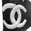 シャネル CHANEL カンボンライン ラージトートバッグ A25169 ブラック ラムスキン レディース トートバッグ