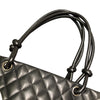 シャネル CHANEL カンボンライン ラージトートバッグ A25169 ブラック ラムスキン レディース トートバッグ