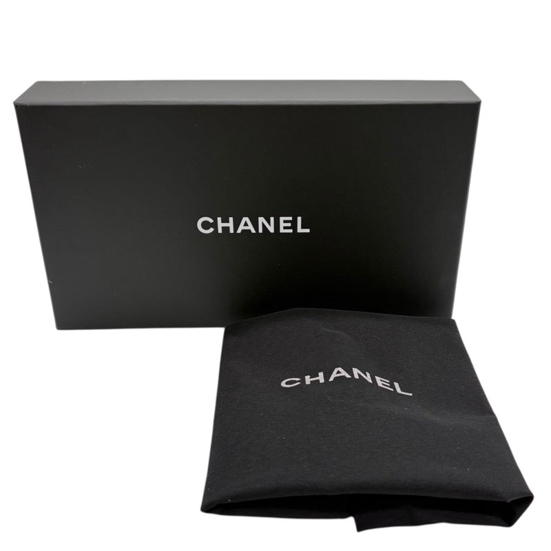 シャネル CHANEL CHANEL19 フラップウォレット AP0953 ブラック ゴールド金具 ラムスキン レディース 長財布