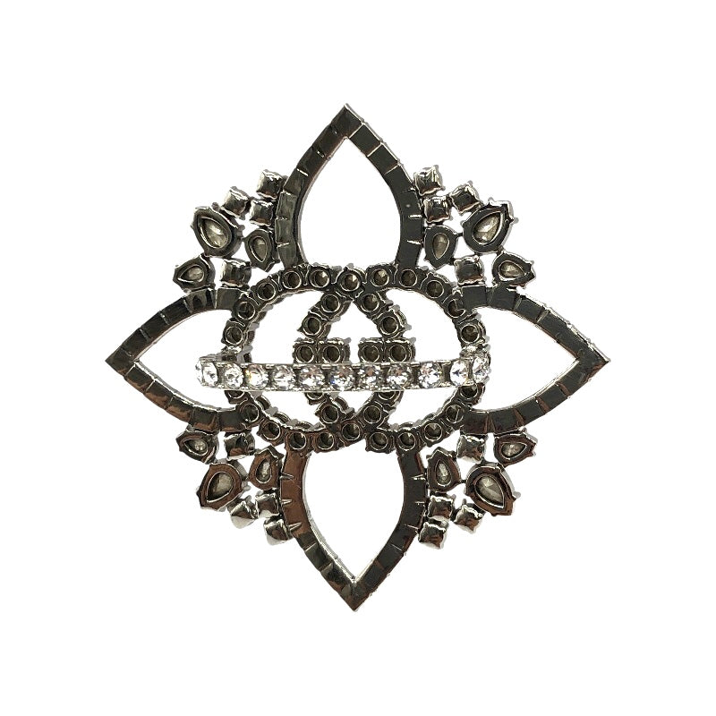 グッチ GUCCI ダブルフィンガーリング メタル/ラインストーン アクセサリー