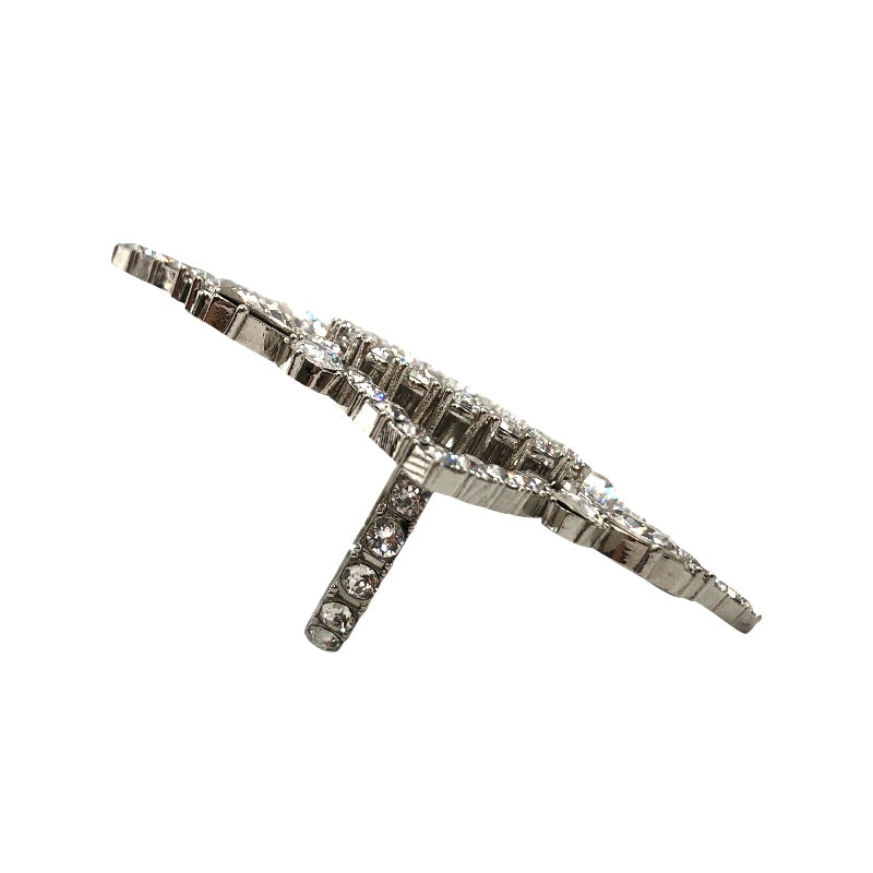 グッチ GUCCI ダブルフィンガーリング メタル/ラインストーン アクセサリー