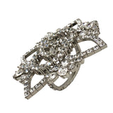 グッチ GUCCI ダブルフィンガーリング メタル/ラインストーン アクセサリー