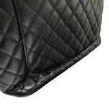 シャネル CHANEL カンボンライン ラージトートバッグ A25169 ブラック ラムスキン レディース トートバッグ