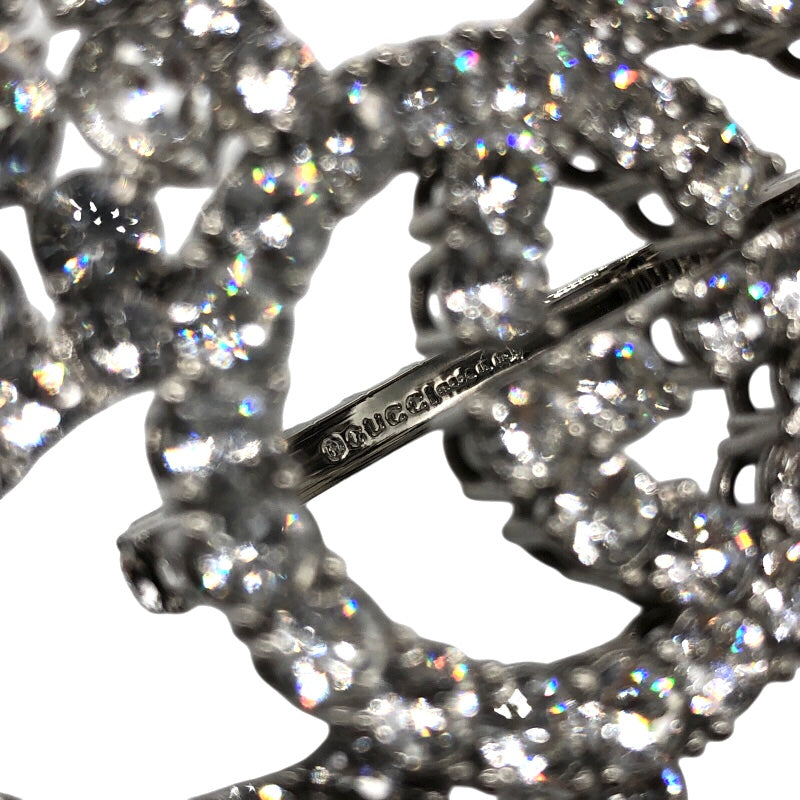 グッチ GUCCI ダブルフィンガーリング メタル/ラインストーン アクセサリー