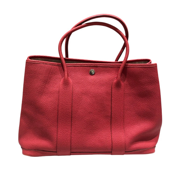 エルメス HERMES ガーデンパーティーPM □P刻 ローズジャイプール ネゴンダ レディース ハンドバッグ
