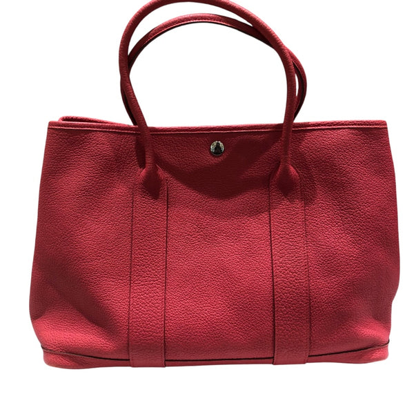 エルメス HERMES ガーデンパーティーPM □P刻 ローズジャイプール ネゴンダ レディース ハンドバッグ