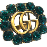 グッチ GUCCI ＧＧマーモントクリスタルリング #12 メタル/色石 アクセサリー