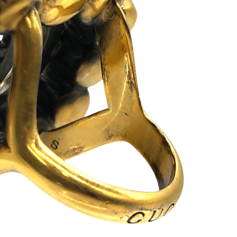 グッチ GUCCI ＧＧマーモントクリスタルリング #12 メタル/色石 アクセサリー