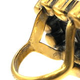 グッチ GUCCI ＧＧマーモントクリスタルリング #12 メタル/色石 アクセサリー