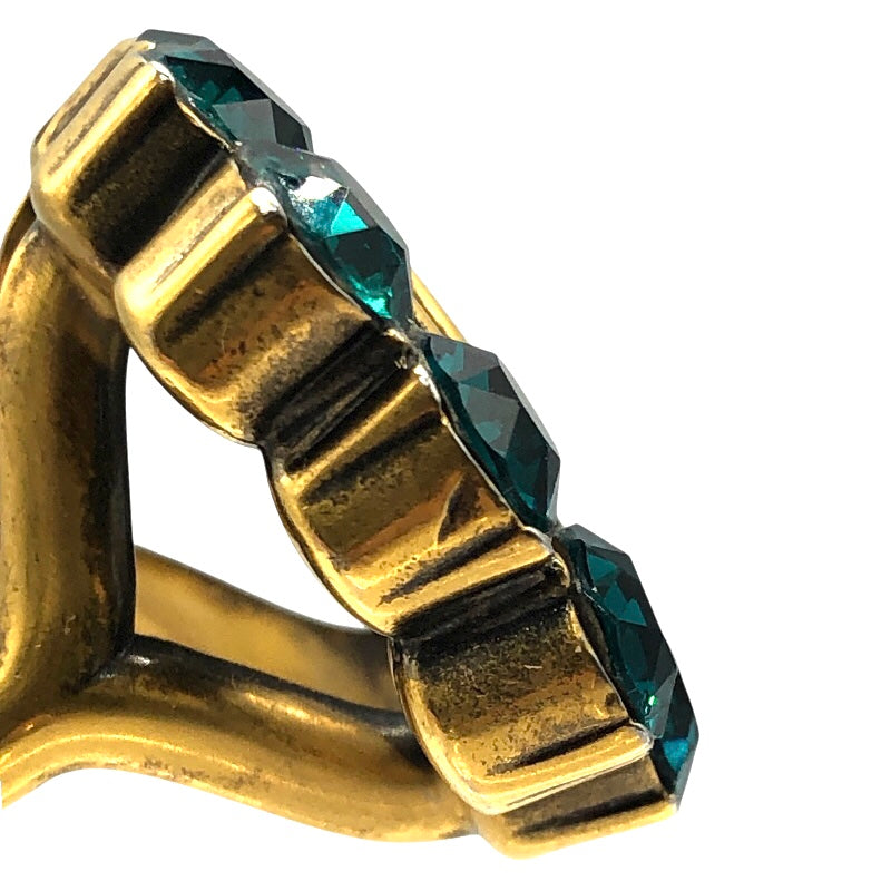 グッチ GUCCI ＧＧマーモントクリスタルリング #12 メタル/色石 アクセサリー