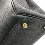 エルメス HERMES ケリー28　内縫い B刻 ブラック×ゴールド金具 トゴ レディース ハンドバッグ