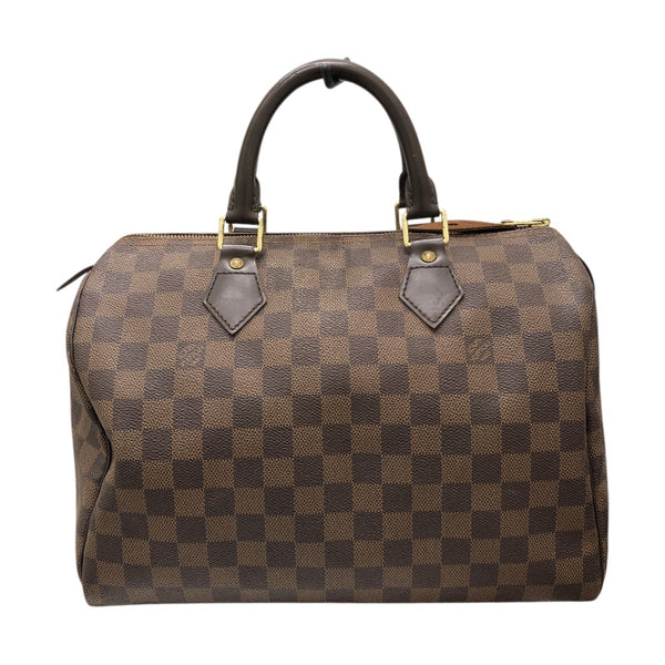 ルイ・ヴィトン LOUIS VUITTON スピーディ30 N41531 ブラウン/ゴールド金具 ダミエ レディース ハンドバッグ