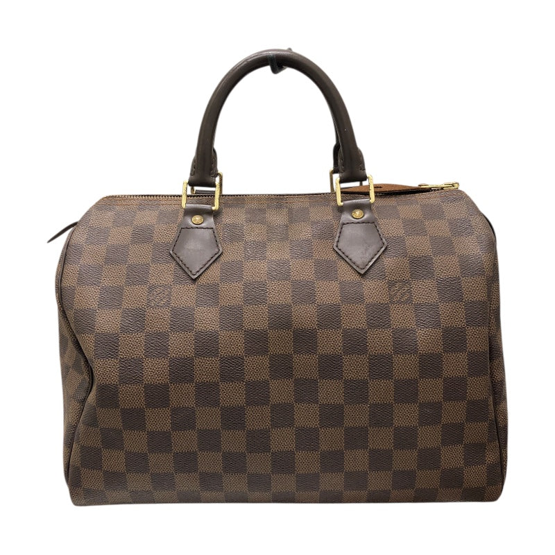 ルイ・ヴィトン LOUIS VUITTON スピーディ30 N41531 ブラウン/ゴールド金具 ダミエ レディース ハンドバッグ