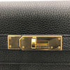 エルメス HERMES ケリー28　内縫い B刻 ブラック×ゴールド金具 トゴ レディース ハンドバッグ