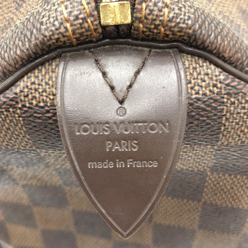 ルイ・ヴィトン LOUIS VUITTON スピーディ30 N41531 ブラウン/ゴールド金具 ダミエ レディース ハンドバッグ