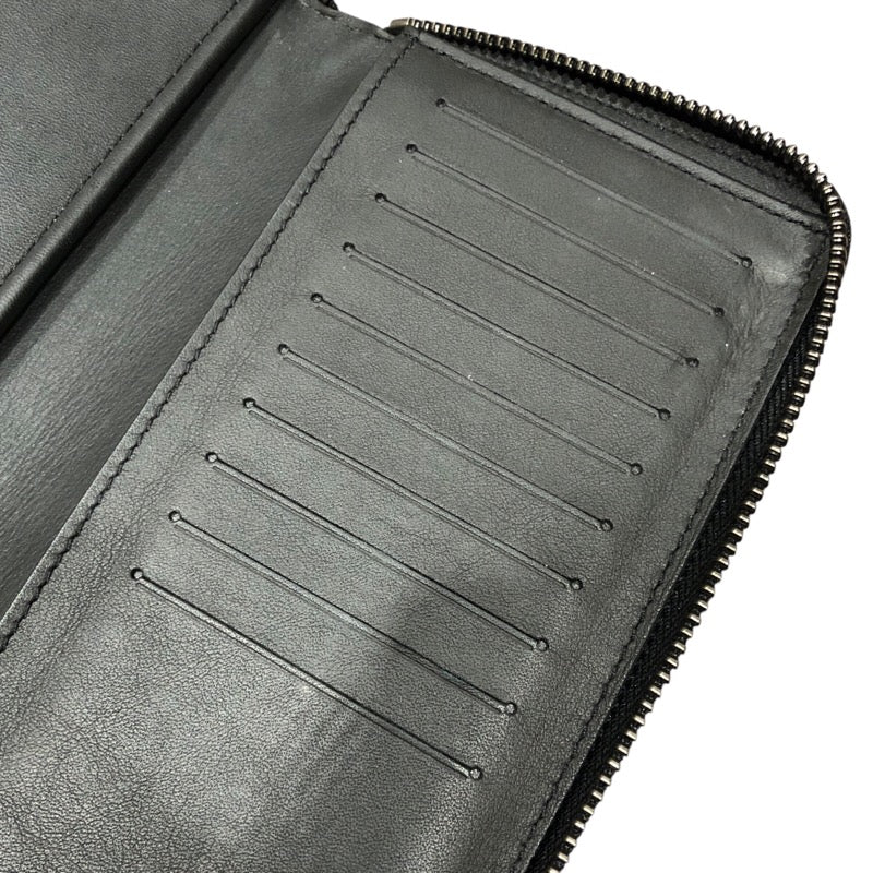 ルイ・ヴィトン LOUIS VUITTON ジッピーウォレット・ヴェルティカル N63548 オニキス ダミエ・アンフィニ レザー メンズ 長財布
