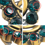 グッチ GUCCI ＧＧマーモントクリスタルリング #12 メタル/色石 アクセサリー