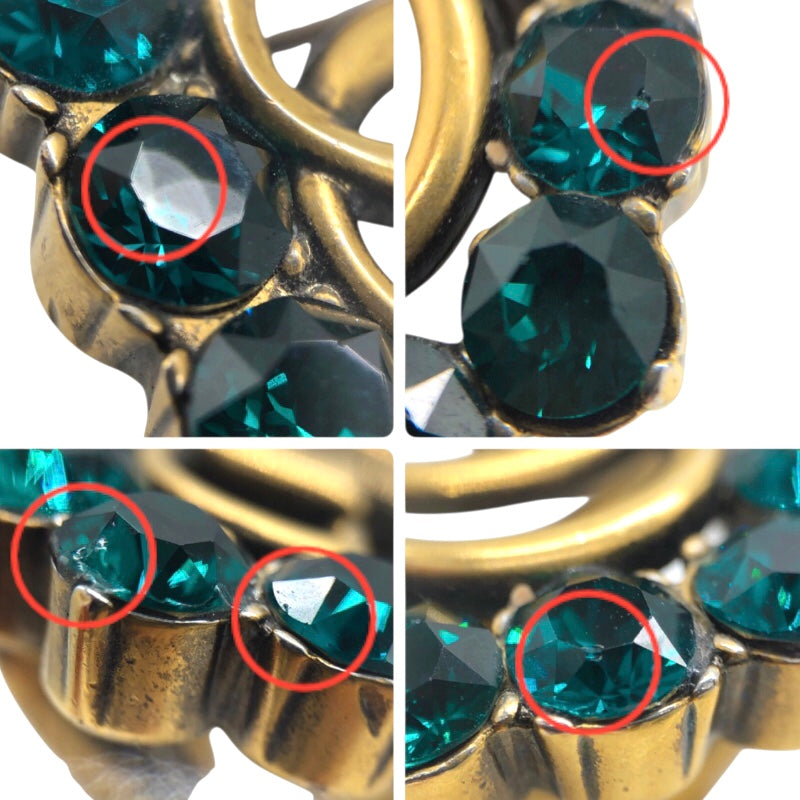 グッチ GUCCI ＧＧマーモントクリスタルリング #12 メタル/色石 アクセサリー