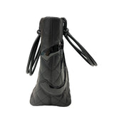 シャネル CHANEL カンボンライントート ミディアム A25166 ブラック×ブラック レザー レディース トートバッグ