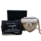 シャネル CHANEL ハートネックレスコインパース AP2783 シャンパンゴールド/GD金具 ラムスキン レディース ショルダーバッグ