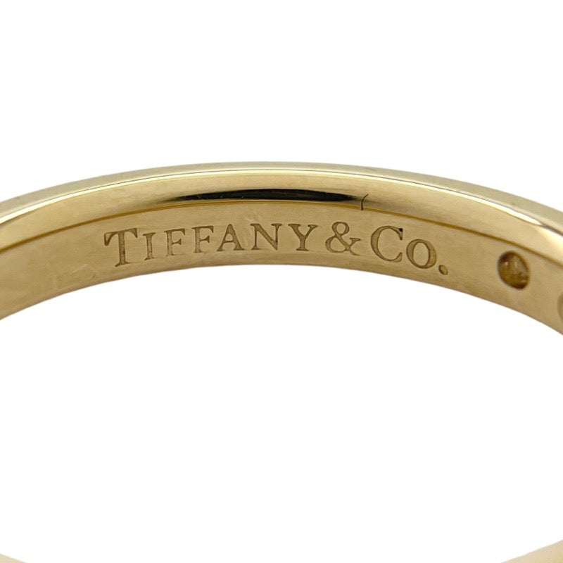 ティファニー TIFFANY＆CO 1Pダイヤリング 10号 K18YG ダイヤモンド ジュエリー