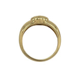 ティファニー TIFFANY＆CO ハート パヴェダイヤリング 12号 K18YG ダイヤモンド ジュエリー