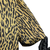 サンローラン SAINT LAURENT 総柄シルク半袖シャツ 663673 ベージュ シルク メンズ 半袖シャツ