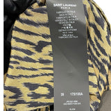 サンローラン SAINT LAURENT 総柄シルク半袖シャツ 663673 ベージュ シルク メンズ 半袖シャツ