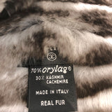 シャネル CHANEL オリラグ マフラー ブラック・グレー オリラグ・カシミールカシミヤ レディース マフラー