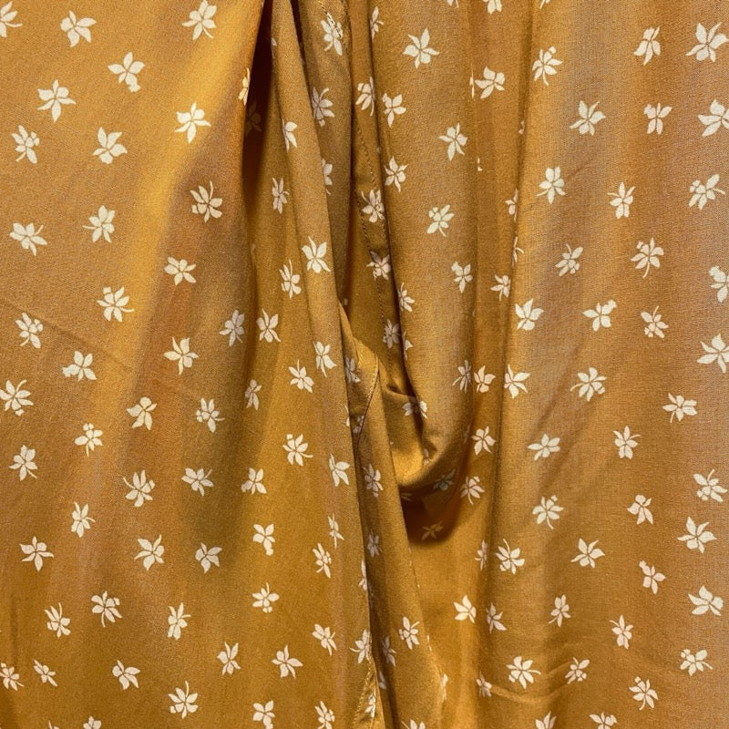 サンローラン SAINT LAURENT 総柄レーヨン半袖シャツ イエロー レーヨン メンズ 半袖シャツ
