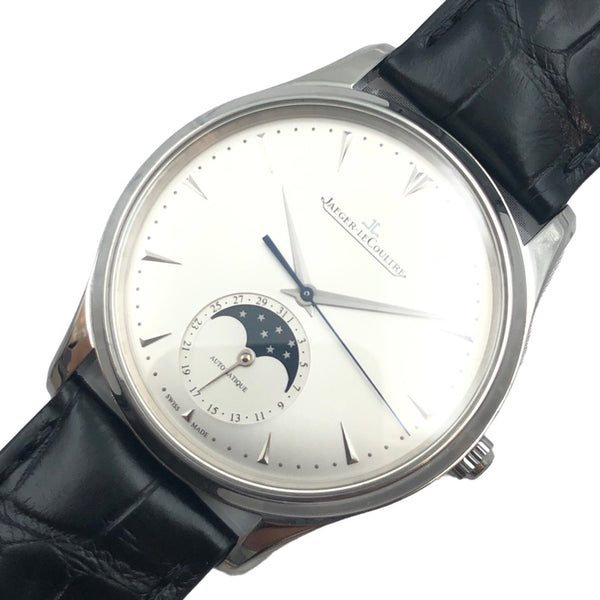 ジャガー・ルクルト JAEGER-LE COULTRE マスター ウルトラスリム ムーン 39 176.8.64.S(Q1368420) ホワイト ステンレススチール メンズ 腕時計