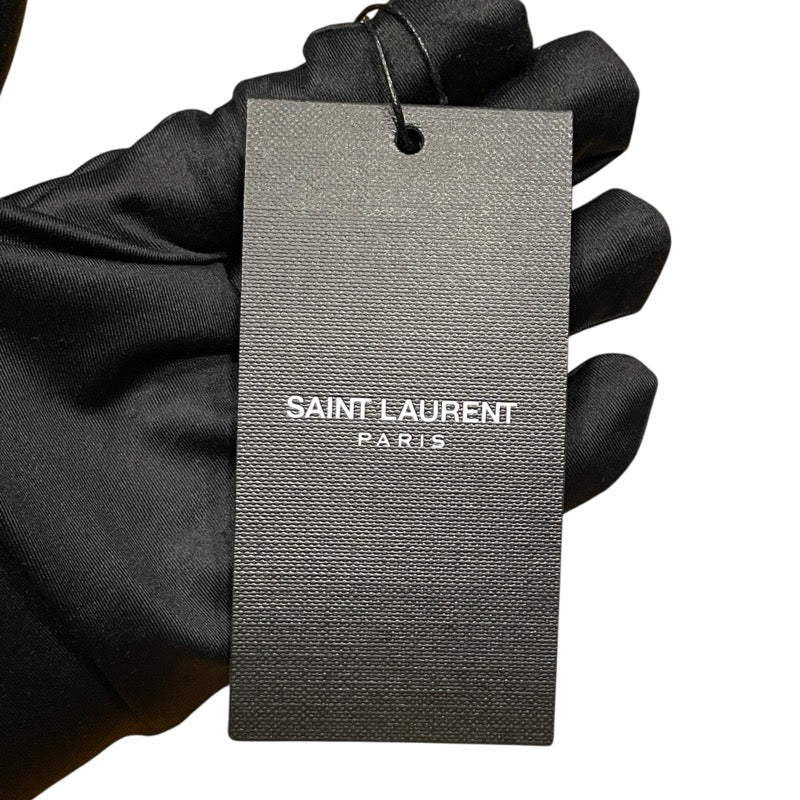 サンローラン SAINT LAURENT 総柄レーヨン半袖シャツ イエロー レーヨン メンズ 半袖シャツ