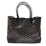 ゴヤール GOYARD サンルイPM ブラック ゴヤールコーティングキャンバス レディース ハンドバッグ