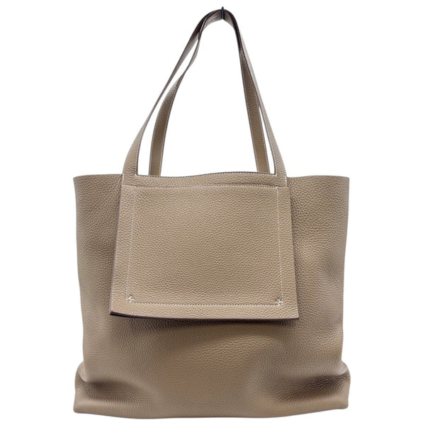 エルメス HERMES カバセリエ46 W刻印 エトゥープ トリヨン ユニセックス ハンドバッグ