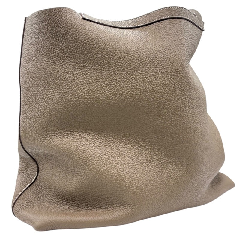 エルメス HERMES カバセリエ46 W刻印 エトゥープ トリヨン ユニセックス ハンドバッグ