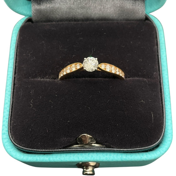 ティファニー TIFFANY＆CO ハーモニーリング K18/PT950 ジュエリー