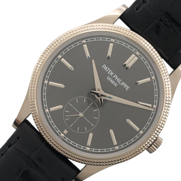 パテック・フィリップ PATEK PHILIPPE カラトラバ 39mm 6119G-001 グレー K18ホワイトゴールド メンズ 腕時計