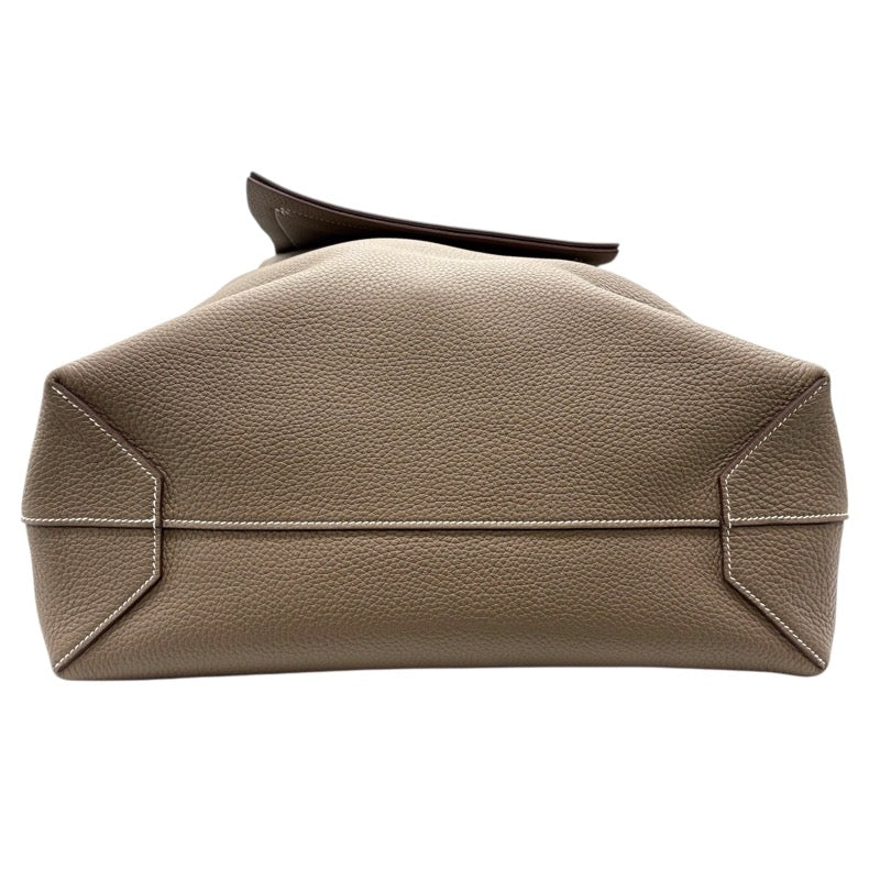 エルメス HERMES カバセリエ46 W刻印 エトゥープ トリヨン ユニセックス ハンドバッグ