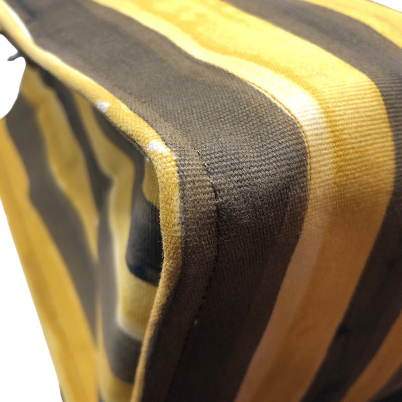 フェンディ FENDI トートバッグ 7VA390 イエロー/ブラウン キャンバス メンズ トートバッグ