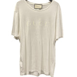 グッチ GUCCI ロゴプリントTシャツ 441685 ホワイト コットン メンズ 半袖Ｔシャツ