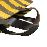 フェンディ FENDI トートバッグ 7VA390 イエロー/ブラウン キャンバス メンズ トートバッグ