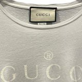 グッチ GUCCI ロゴプリントTシャツ 441685 ホワイト コットン メンズ 半袖Ｔシャツ