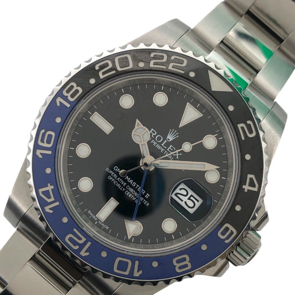 ロレックス ROLEX GMTマスター2 116710BLNR ブラック ステンレススチール メンズ 腕時計
